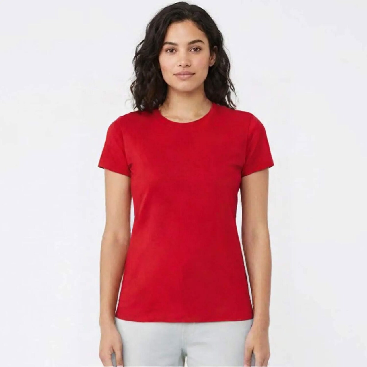 Gildan® Heavy Cotton Women’s Crewneck Short Sleeve T-Shirt for Promotional & Everyday Blank Tee